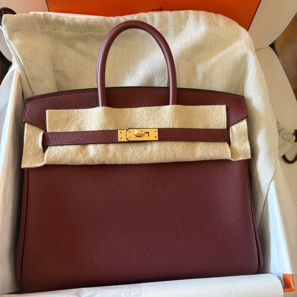 Hermes Birkin 25 Rouge H Togo